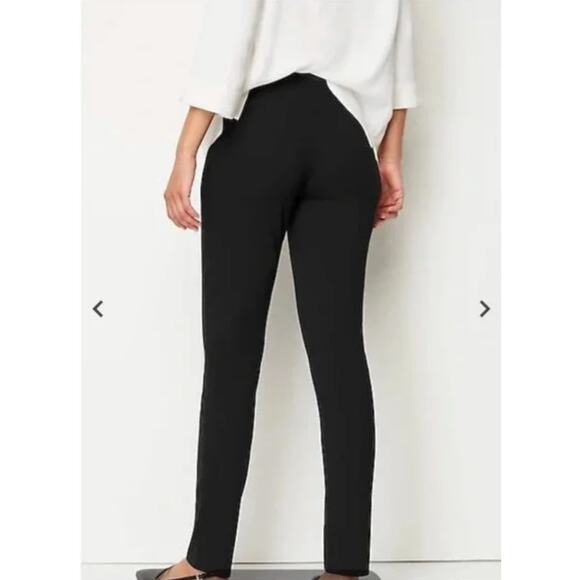 J. Jill Wearever Collection Smooth-Fit Slim Leg Pants Black Plus Size 2X - Picture 2 of 10